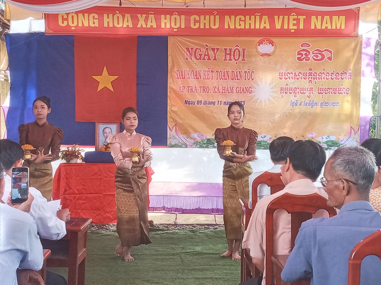 Hàm Giang sôi nổi tổ chức ngày hội đại đoàn kết toàn dân tộc năm 2023
